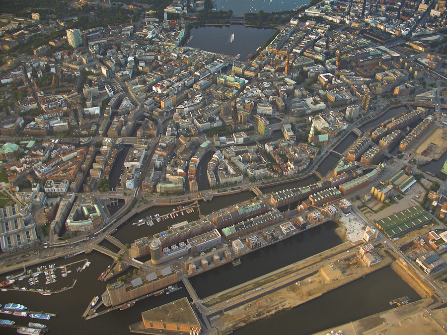 Hamburg von oben...