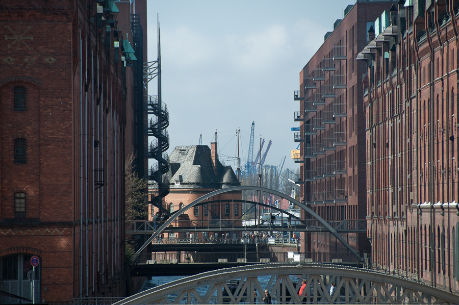 Hamburg, Speicherstadt...