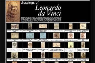 Drawings of Leonardo da Vinci